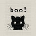Black Cat Halloween Decoration Digital Image Download Transfer To Treat Bag Tags Banners Totes Burlap T Shirt Pillows