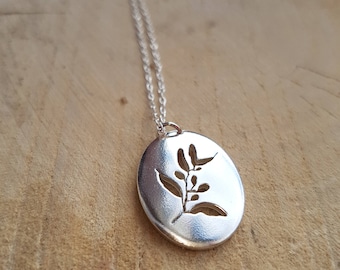 Sterling Silver Olive Necklace, Gift for her, Mothers day gift
