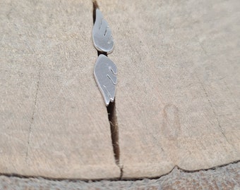 Sterling Silver Angel Wing Stud Earrings: Hypoallergenic Feather Jewelry