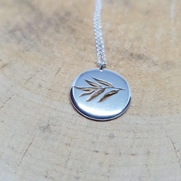 Willow Necklace  Sterling Silver,  Valentines Gift Jewelry, Graduation Gift, Gift for her