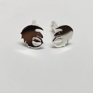 Dragon Cufflinks, Sterling Silver Cufflinks, Dragon Gift, Gift for Him, Graduation Gift, Boyfriend gift, Dragon Silver Cufflinks