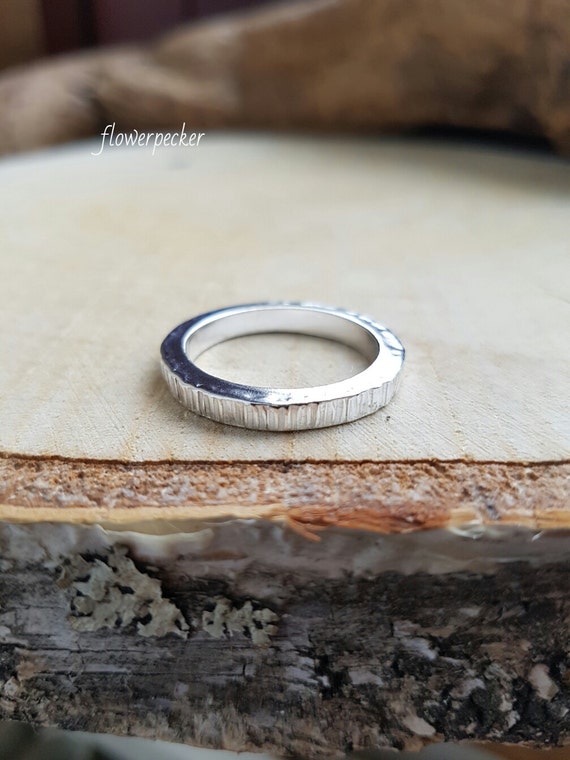 Couple Ring Gift for Boyfriend Girlfriend, Sterling Silver Custom Initial  Jewelry, Minimalist Promise Anniversary Ring - Etsy