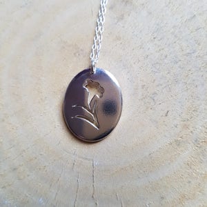 Lily of the valley Necklace, Silver Lily necklace, Lily of the valley jewelry , Flower Necklace, Gift for her, Valentine gift, Mothers gift