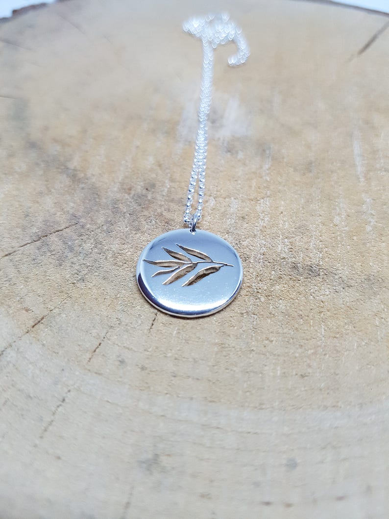 Willow Necklace Valentines Gift Willow Leaf Pendant Etsy UK