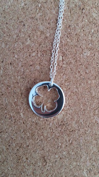 Silverly Collana Quadrifoglio In Argento 925 – Ciondolo Portafortuna Irlandese Con Catena 46 Cm – Gioiello Donna Regalo
