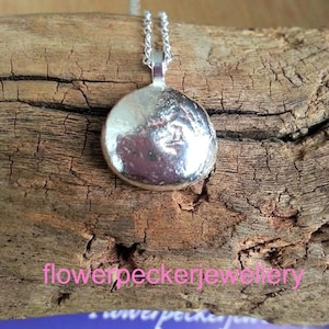 Pebble Necklace Sterling Silver image 1