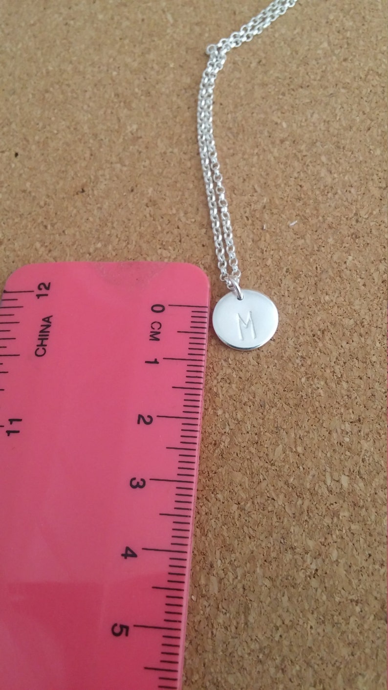 Children Jewelry Initial Necklace Name Pendant Silver Etsy UK