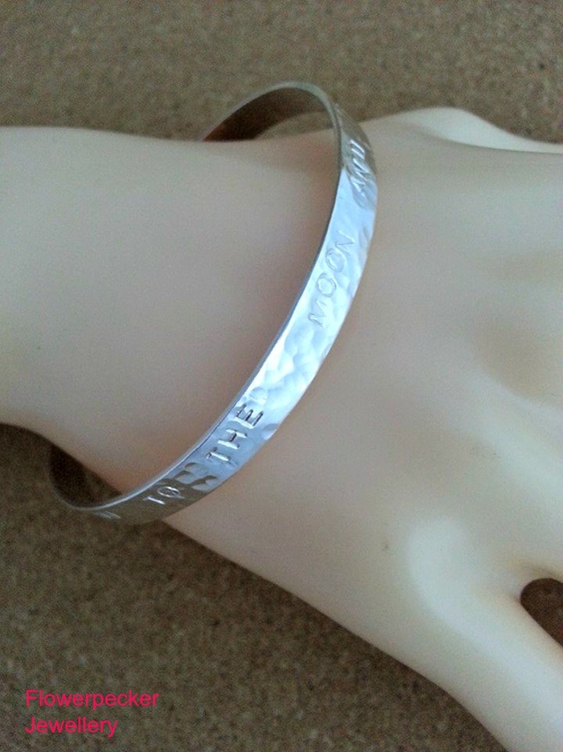 Caring Cuffs I Love You To the Moon and Back Stacking Bangle Caring Cuffs I Love You To the Moon and Back Stacking Bangle