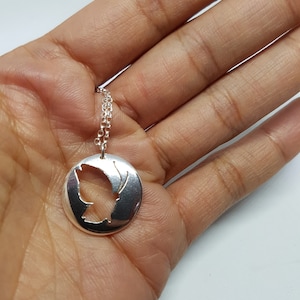 Butterfly necklace in sterling silver, Butterfly silver jewellery, Bridesmaid gift