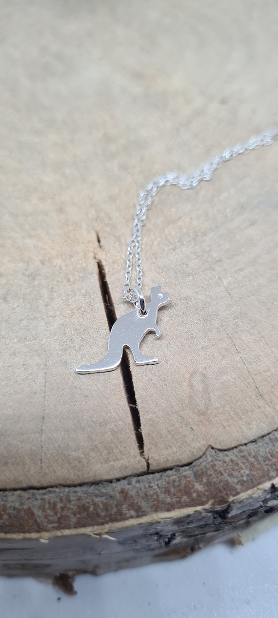 Sterling silver kangaroo necklace Sterling silver kangaroo necklace