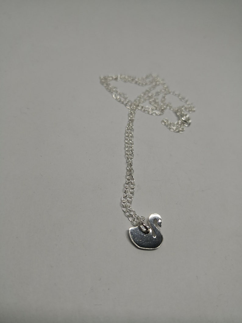 Swan Necklace Dainty Swan Necklace Swan Jewellery Small - Etsy UK