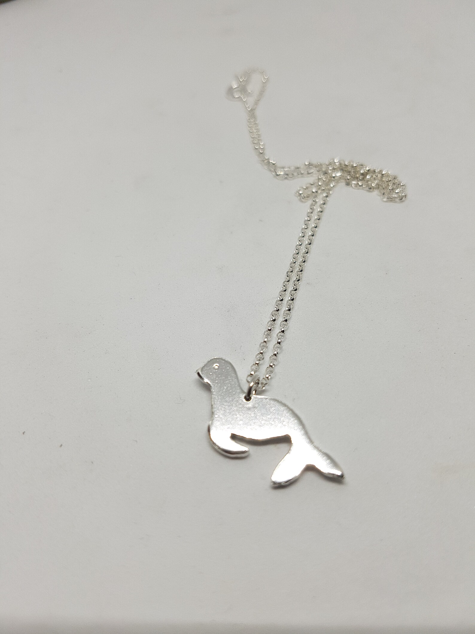 Seal Necklace Sealion Jewellery Silver Necklace Gift for Her Etsy Sweden
