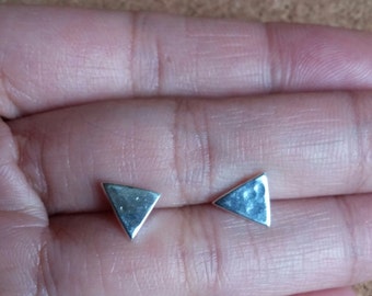 Small Triangle Earrings ,Triangle Stud Earrings, Stud Triangle Earrings, Small Triangle Stud, Stud Triangle Earrings, Geometric Earrings