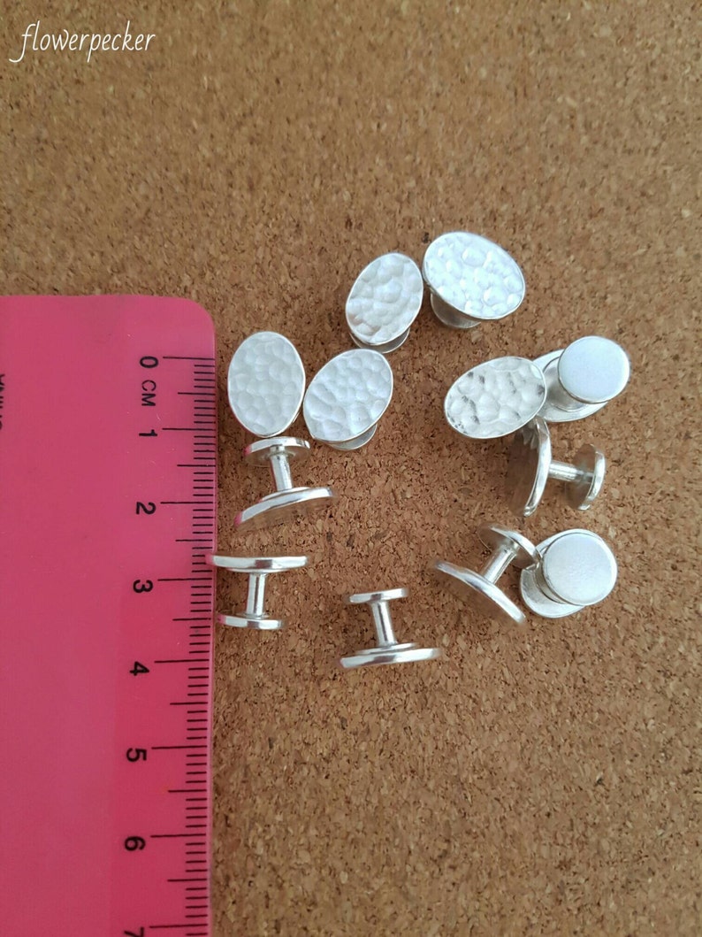 Stud Set Shirt Stud Tuxedo Stud Studs Shirt Button Silver Etsy UK