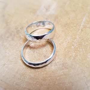 Wedding Ring, Couples Ring, Wedding Band Set, Wedding gift, Husband gift, Girlfriend gift, Silver Rig, Sterling Silver Ring, Band Ring