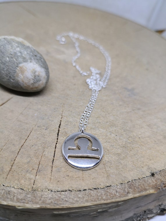 Zodiac necklace shop libra