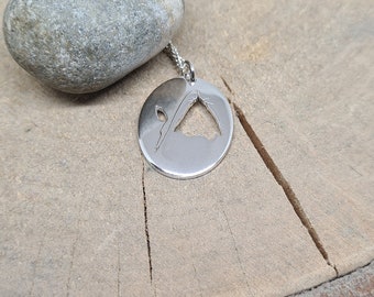 Bell Flower in sterling silver