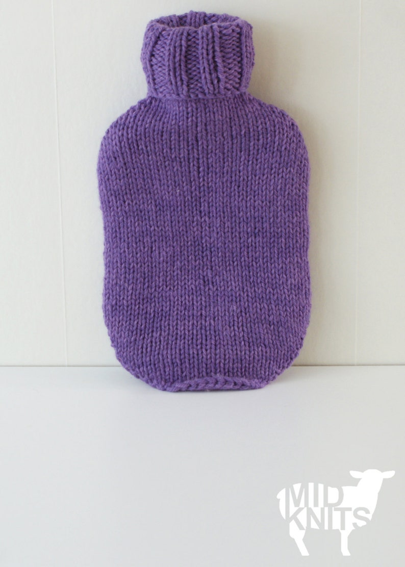 DIY Knitting PATTERN Cable Knit Hot Water Bottle Cozy Size Etsy