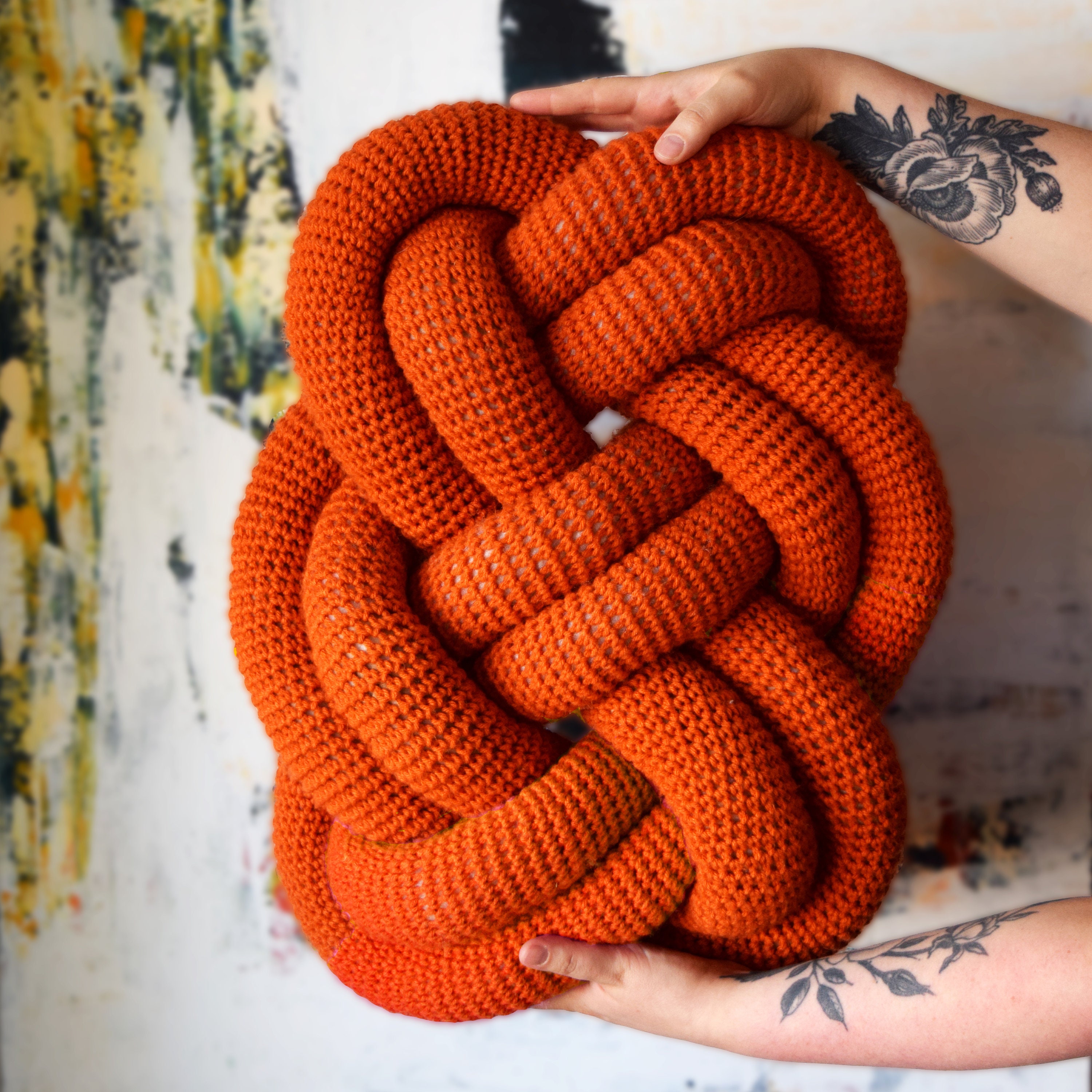 DIY Crochet PATTERN Crochet Knot Pillows 2019006 Crochet Etsy