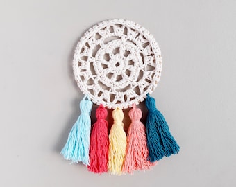 DIY Crochet PATTERN - Sweet Alyssum Crochet Doily Pattern (2014022-3): wall hanging, coasters, wall art, macrame, dream catcher inspired