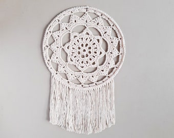 DIY Crochet PATTERN - Dahlia Delight Crochet Doily (2014021-3): pattern, mobile, wall art, macrame, doily, placemat, dream catcher inspired