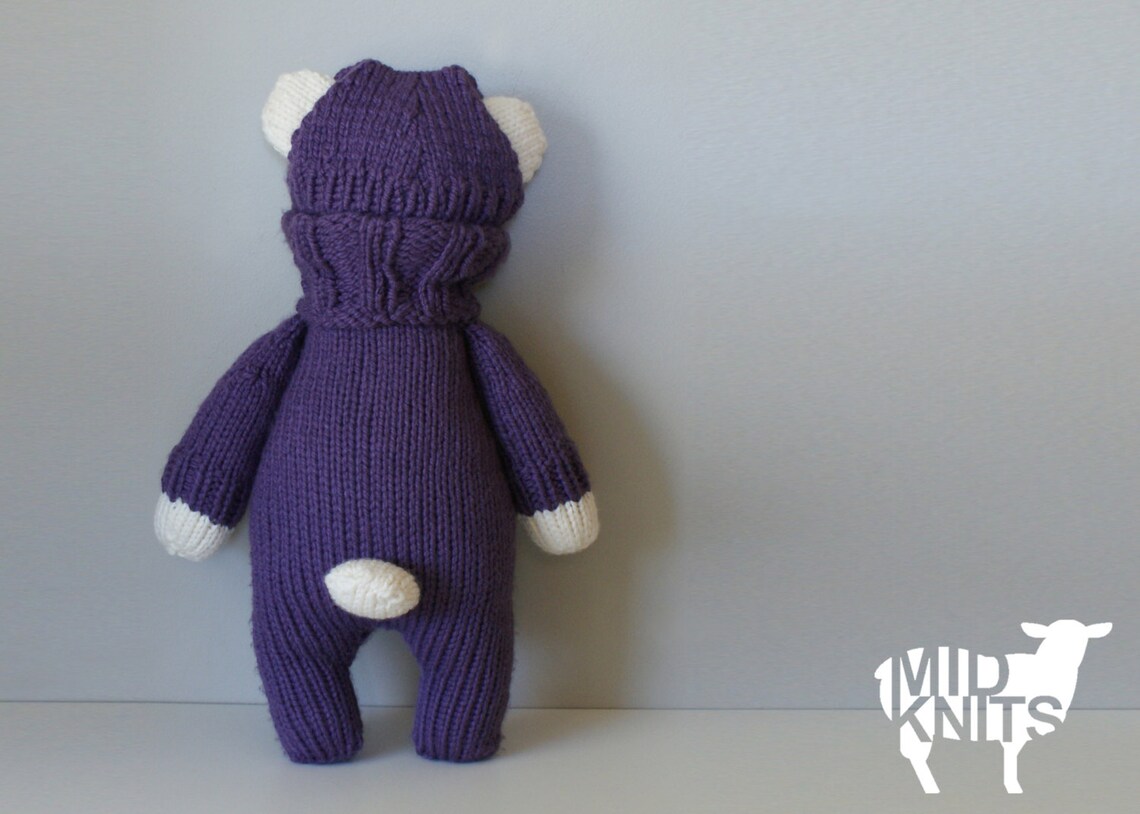 DIY Knitting PATTERN Cable Knit Teddy Bear Stuffie Size: | Etsy