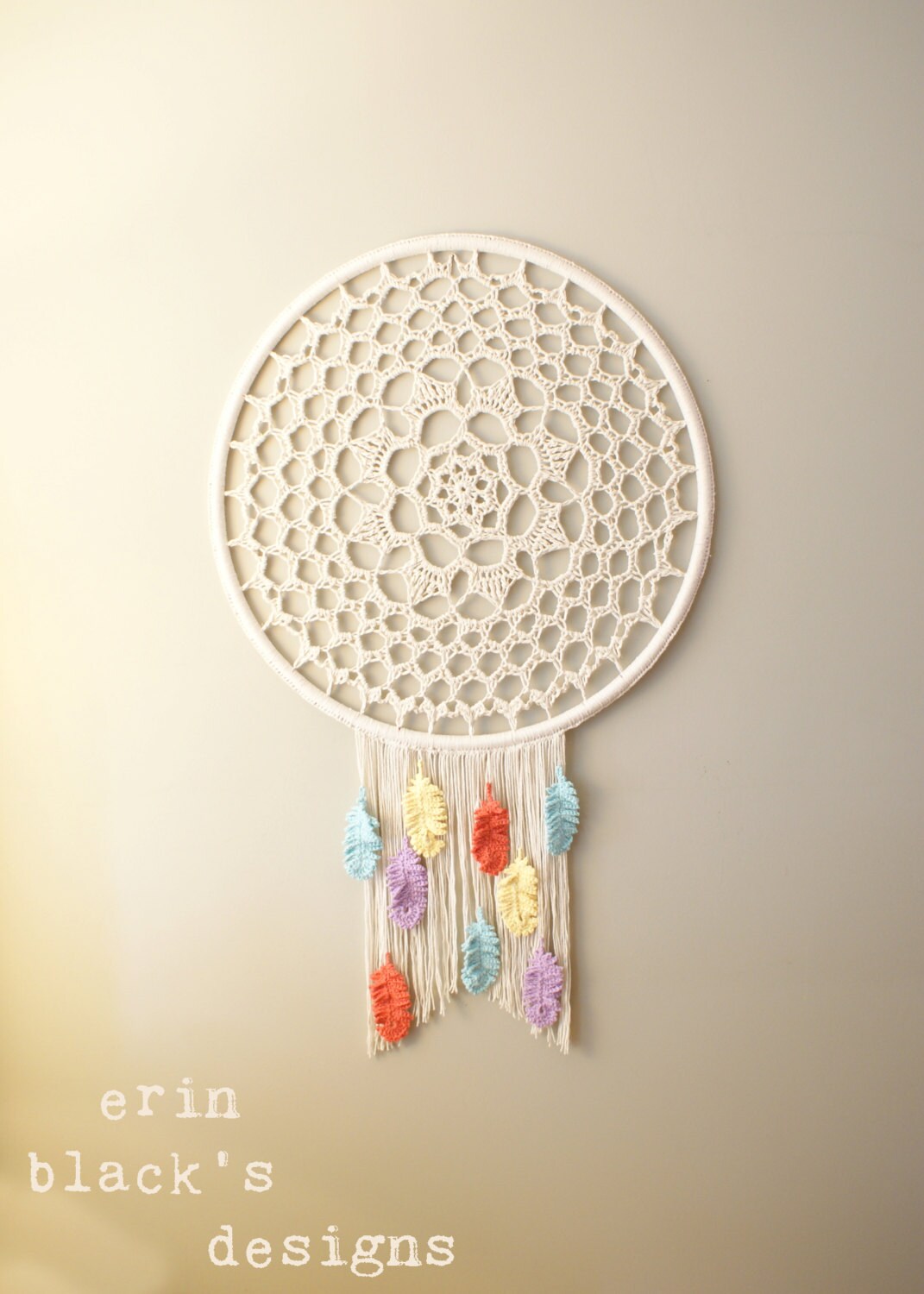 DIY Crochet PATTERN Dream a Little Dream Wall Hanging | Etsy