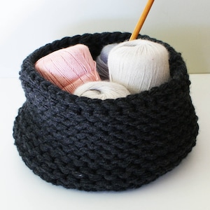 DIY Knitting PATTERN Chunky Knit Baskets (Instant Download) - Etsy