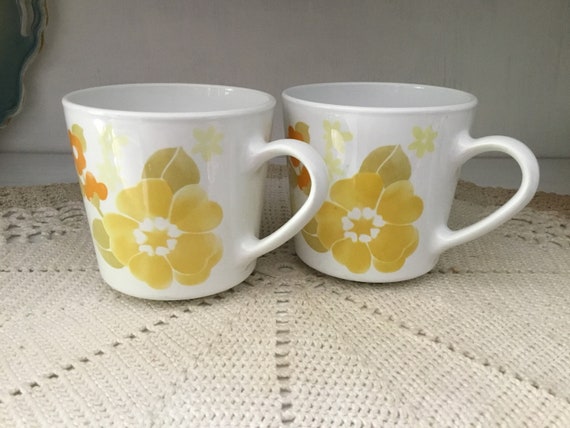 Vintage Retro Centura Corning Ware Summerhill Coffee Cup Etsy