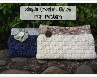 Simple Crochet Clutch Pattern