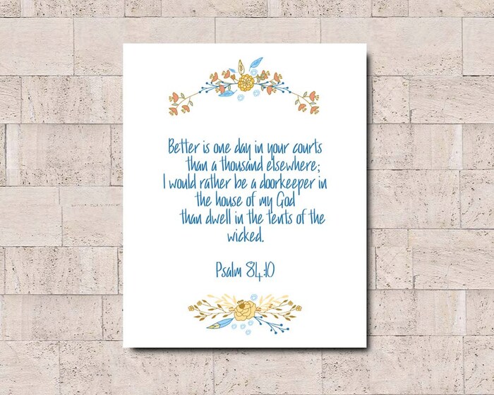Psalm 84 - Etsy