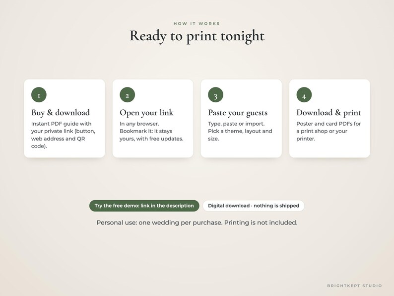 Wedding Seating Chart Template Maker, Paste Guest List, 24x36 Poster, Escort Cards, Table Numbers image 10