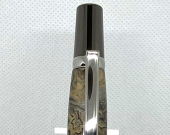 Handcrafted Elegant Twist Ballpoint Pen, Handmade Custom Luxury Pens, Handcrafted Pens, Groomsmen Gift, Retirement Gift, High End Pens