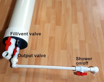 SHOWER for van, car, RV. roof rack. off grid tiny home