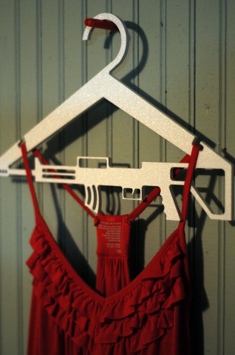 Coat hanger gun assault rifle ar15 Etsy