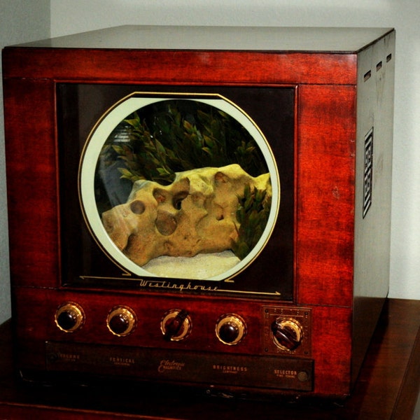 Antique Television Aquarium