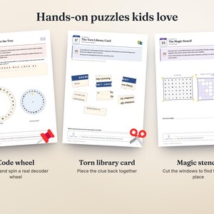 Mysterieuze adventskalender om te printen voor kinderen en het hele gezin · 24 dagen vol detectivepuzzels en aanwijzingen · Kerstcountdownspel (PDF) afbeelding 4