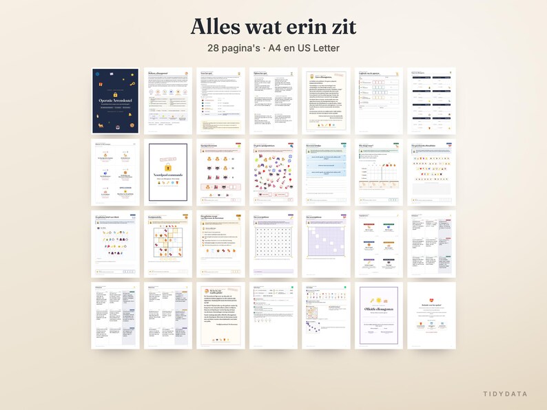 Dutch Christmas Escape Room Printable · Kerst Escape Room voor Kinderen en Gezin · 9 Puzzles, Host Guide · Party Game PDF image 7