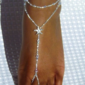 Barefoot Sandals Foot Jewelry Foot Thong Footless Sandal Beach Wedding Barefoot Sandal Anklet Bridesmaids Sandal
