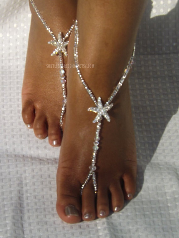 foot beads for beach wedding