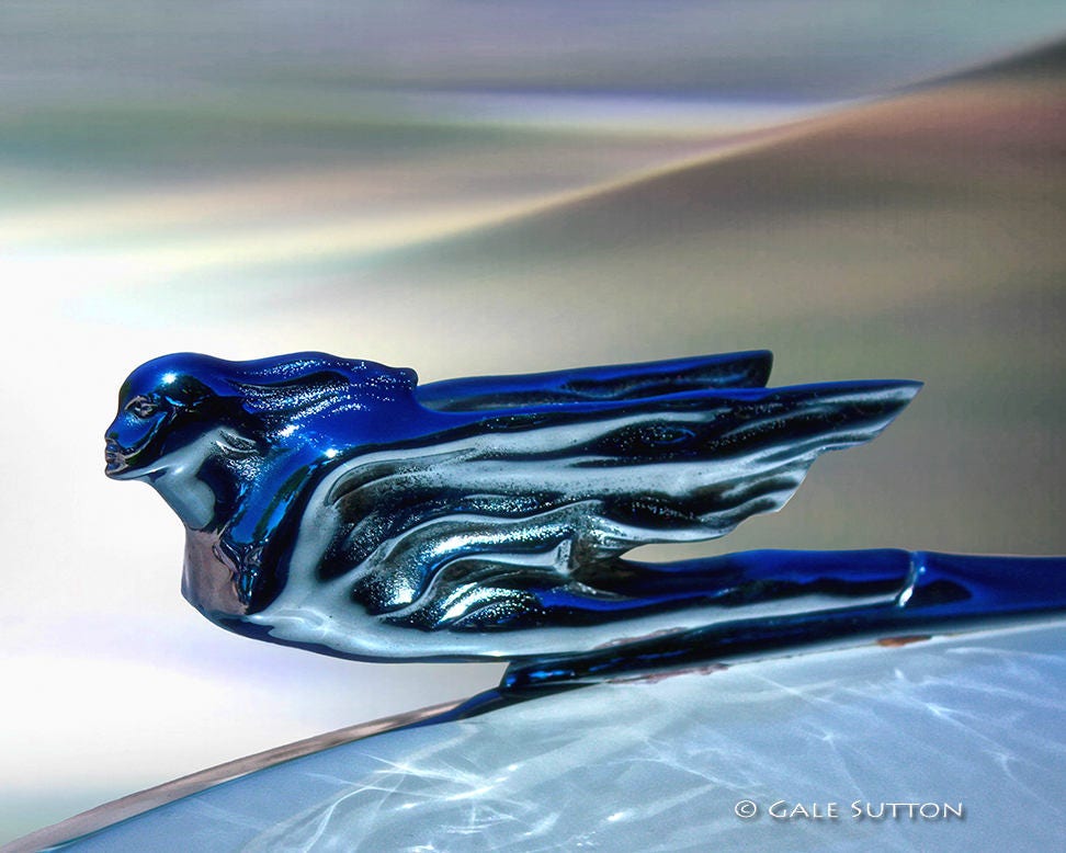 Fine Art Photo, 1941 Cadillac Hood Ornament, Hood Ornament Photo