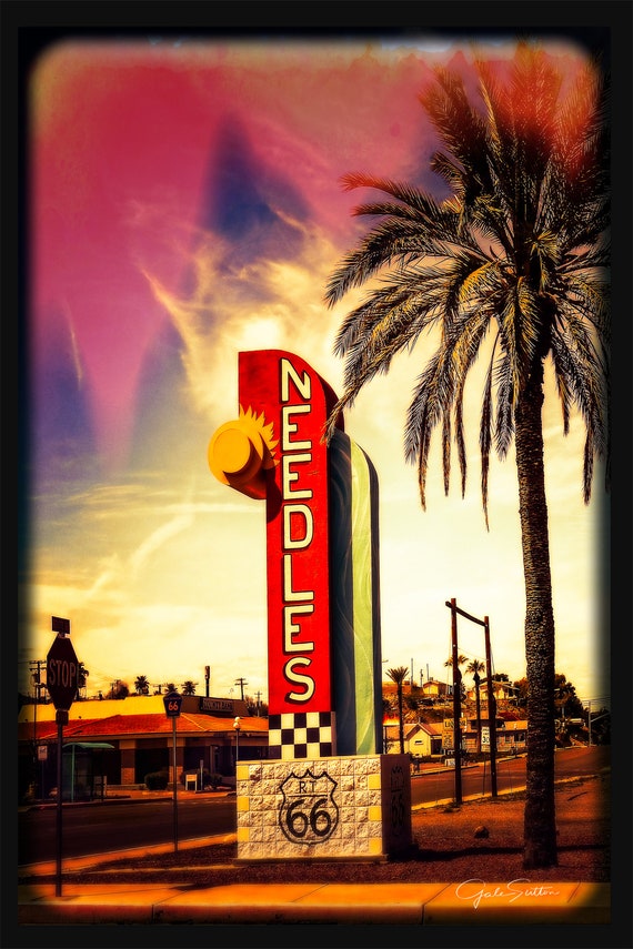 Needles California, Route 66, Main Street, Fine Art Photo, Desert