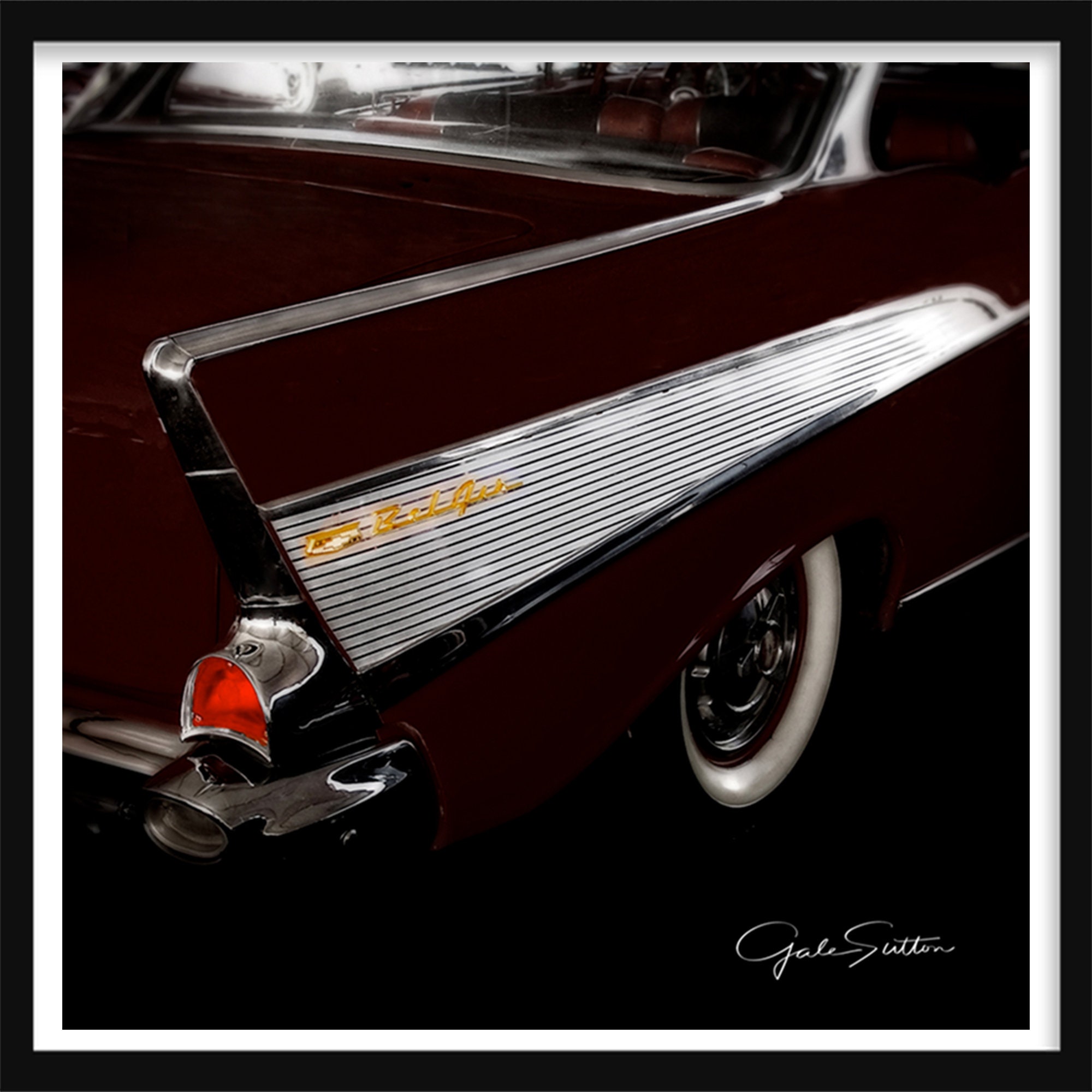 1957 Chevy Bel Air, Fine Art Print, Classic Car Photo, '57 Chevy