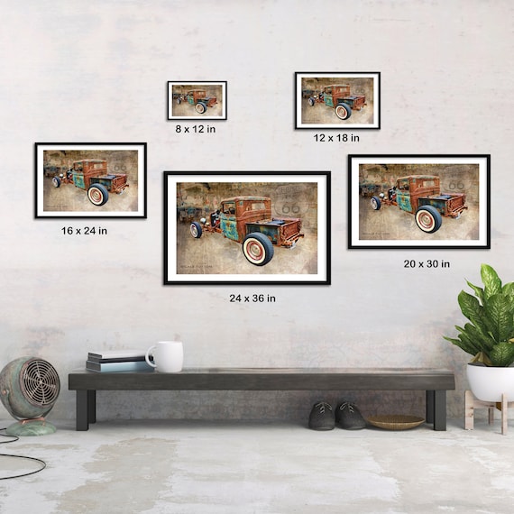 Rat Rod, Hot Rod, Old Car Art, Old Ford Rat Rod, Fine Art Photo