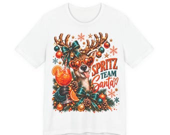 Christmas Reindeer Spritz Team Santa Shirt, Funny Christmas Shirt, Gift for Spritz Fans