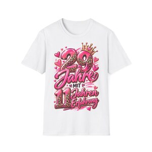 Geburtstagsshirt 29 Jahre mit 11 Jahren Erfahrung, lustiges Shirt 40. Geburtstag Frauen, pink Leopard