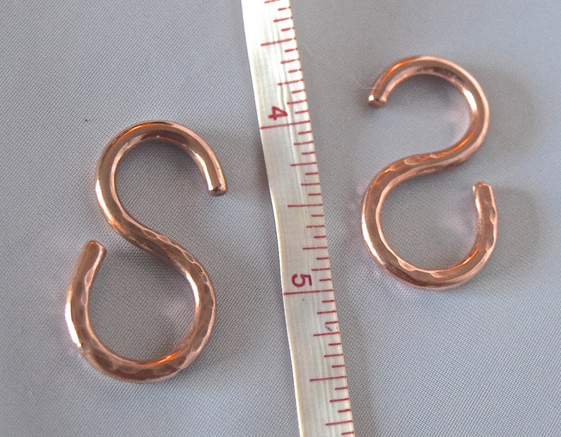 8 Gauge Copper S Earrings