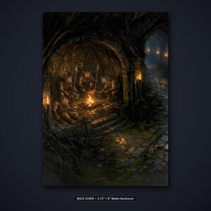 Myth and Monster Druid Dungeon Hardcover Journal - Blank Fantasy Sketchbook image 3