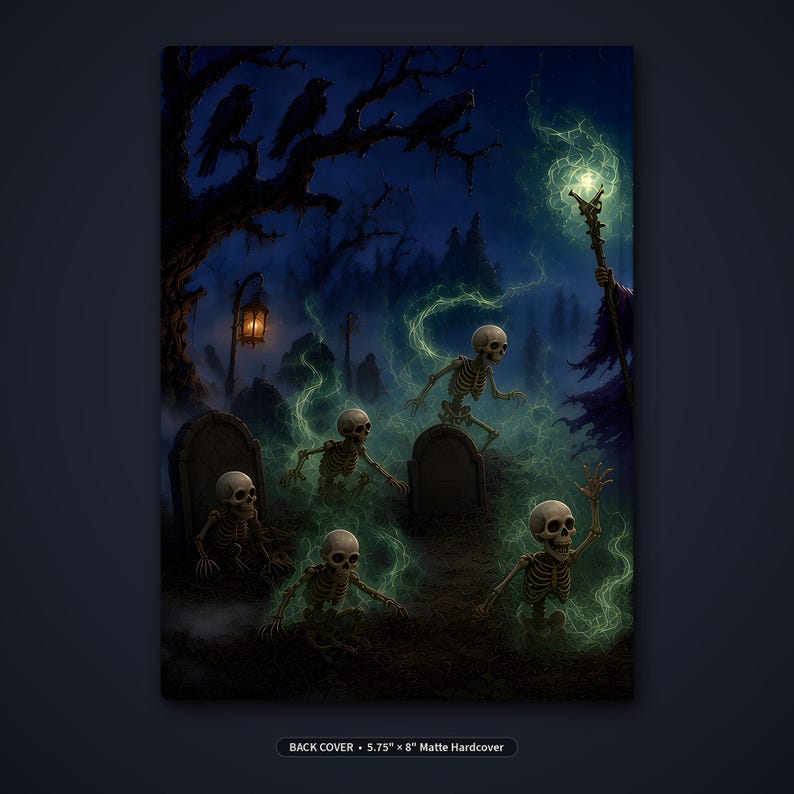 Myth and Monster Necromancer Hardcover Journal - Blank Fantasy Sketchbook image 3