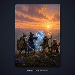 Myth and Monster Lava Elemental Hardcover Journal - Blank Fantasy Sketchbook image 4